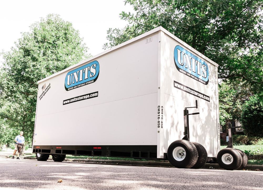 UNITS Moving and Portable Storage containers can be used as a greenhouse