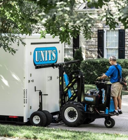 UNITS Moving and Portable Storage of Atlanta brings the containers to your doorstep for easy onsite storage