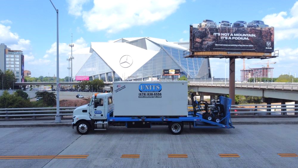 UNITS® of Atlanta portable storage container on truck