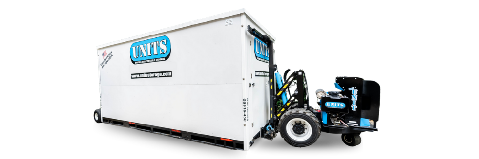 UNITS portable storage container delivered by ROBO-UNIT versus Smartbox