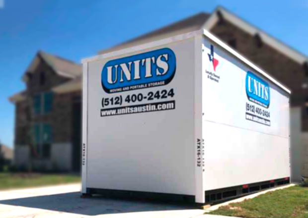 UNITS container in driveway Austin, TX