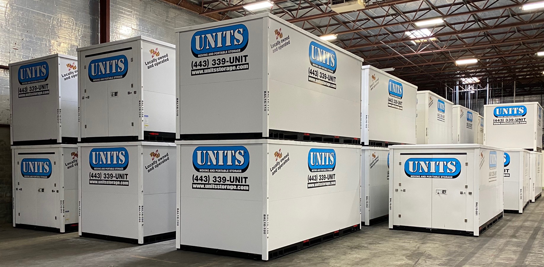 Storage facility for UNITS portable storage in Baltimore Maryland