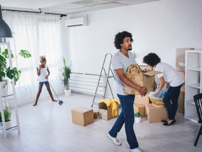 family unpacking