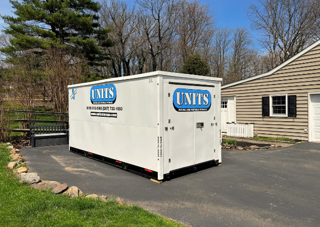 UNITS of Bucks & Mercer County portable storage container in Doylestown, Pennsylvania.