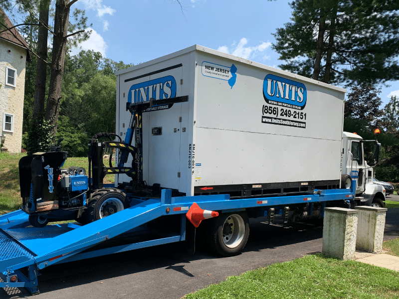 UNITS Moving and Portable Storage of Central NJ delivered