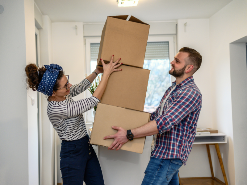 couple moving