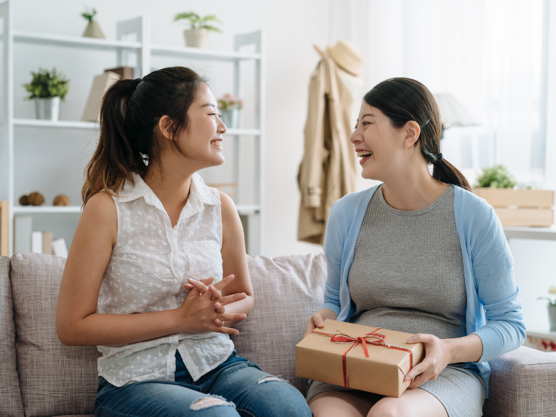 person giving Moving Presents