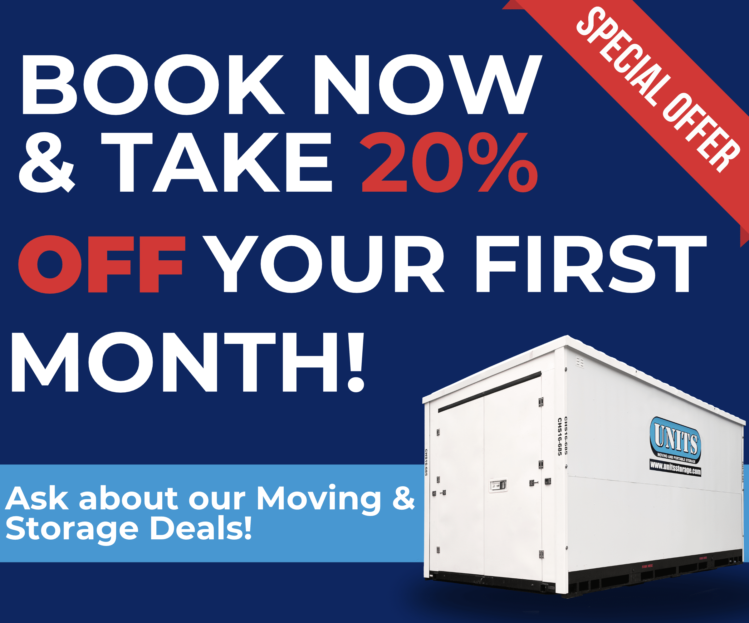 Portable Storage Unit Deals in Dallas, TX