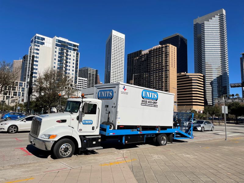 Units of Houston Gulf Coast truck parked on the street.