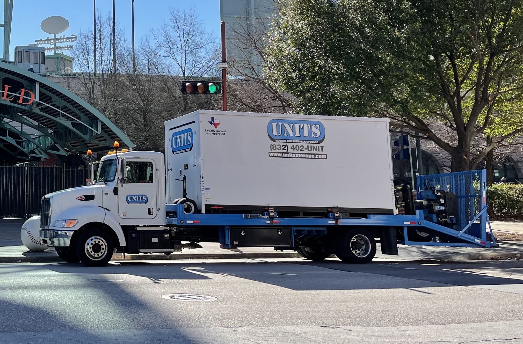 A Units of Houston Gulf Coast parked on the street.