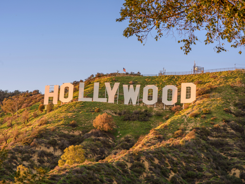 Hollywood sign in Los Angeles