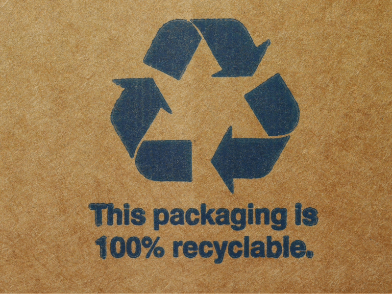 This packaging is 100% recyclable.