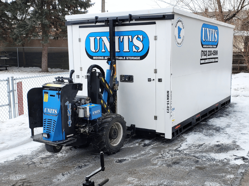 Units of Minneapolis container sitting outside