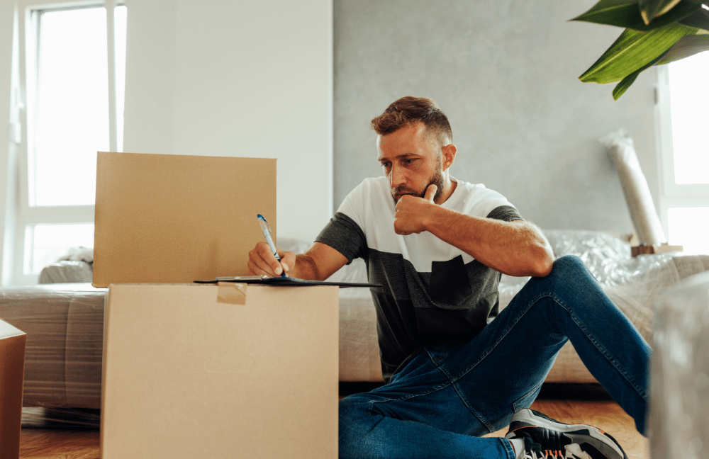 Units of North Denver man looking stressed about moving