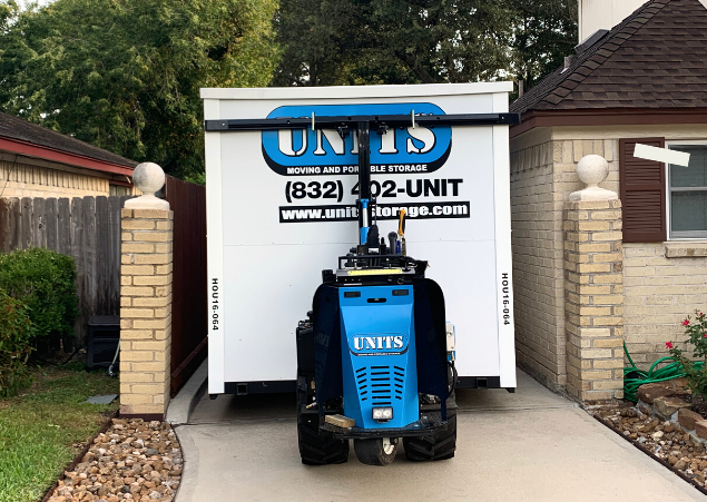 Units of North Houston container fitting into small space