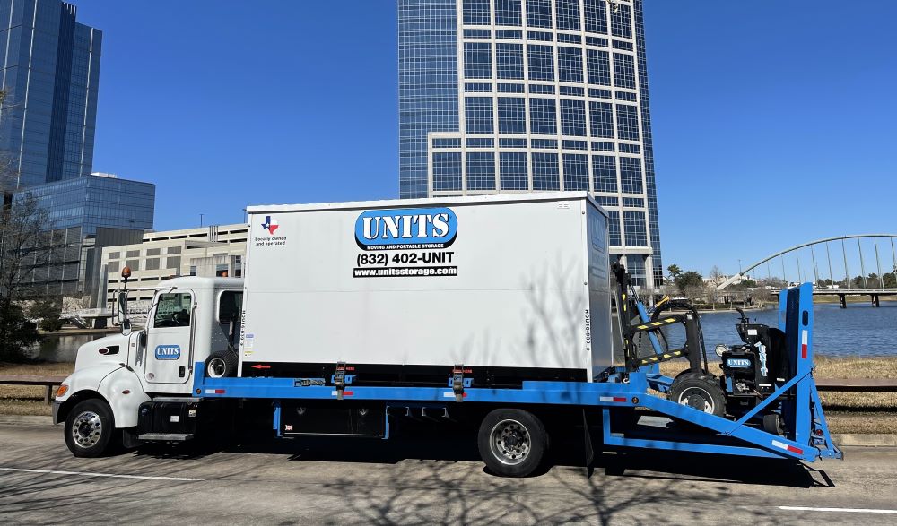 Units of North Houston Moving truck