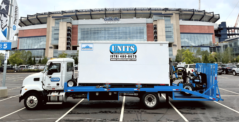 Moving & portable storage pod in Plaistow & Newton, MA by Units Moving & Portable Storage