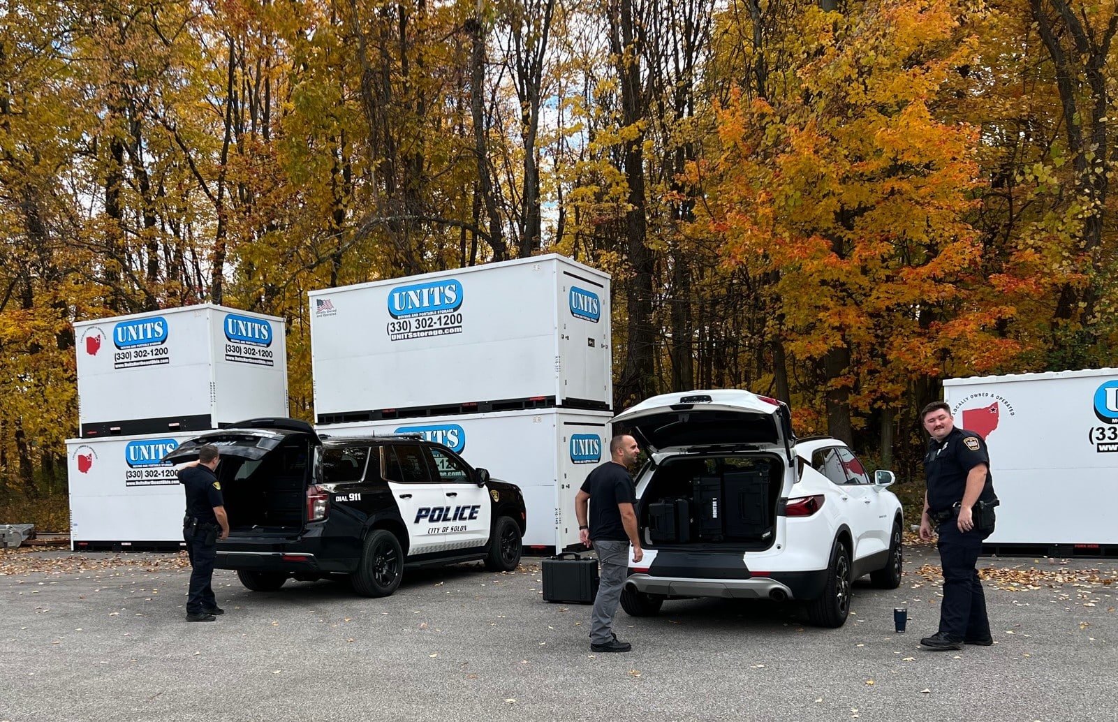 UNITS® Moving and Portable Storage of Northeast Ohio, Cleveland & Akron Partners With Local Police Departments for Drone Training