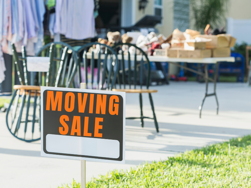 moving sale