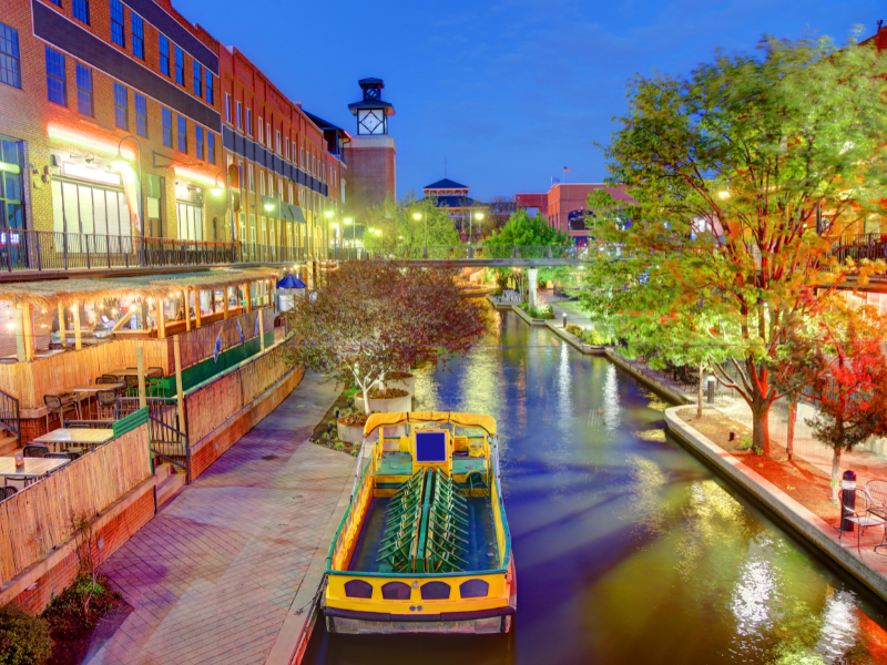 one of the most popular Neighborhoods in Oklahoma City, Bricktown