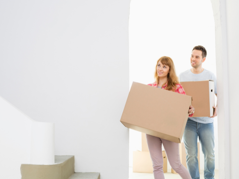 couple during a move