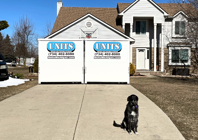 Move in with UNITS of southeast michigan. Dog waiting.