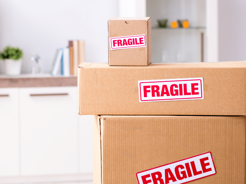 Packing Fragile Items into UNITS containers in Southeast Michigan