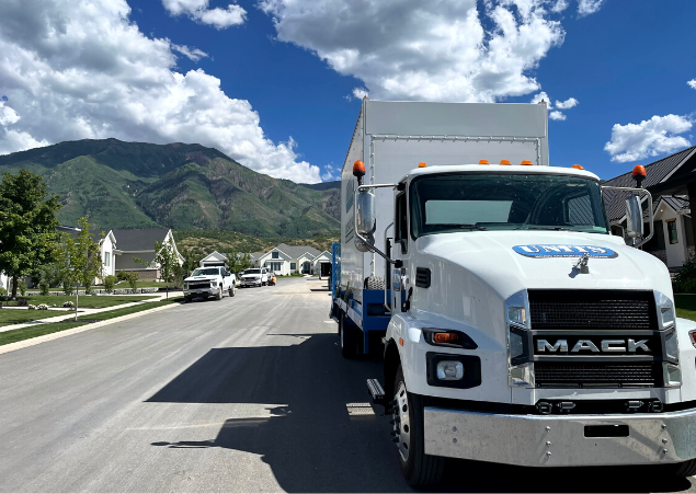 Units Of Utah truck parked on the street.