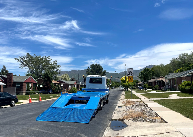 Units Of Utah truck parked on the street.