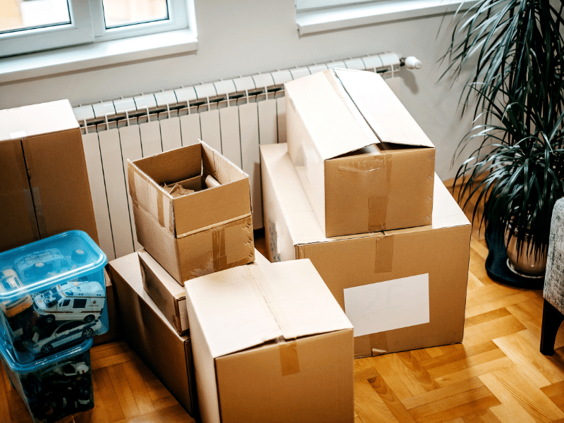 moving boxes for a local move