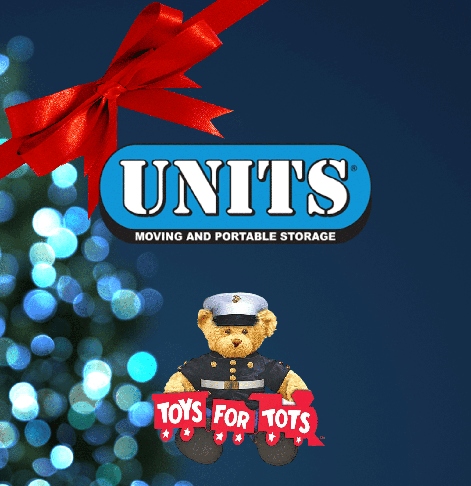 UNITS Moving and Portable Storage Teams Up with Toys for Tots to Spread Holiday Cheer!